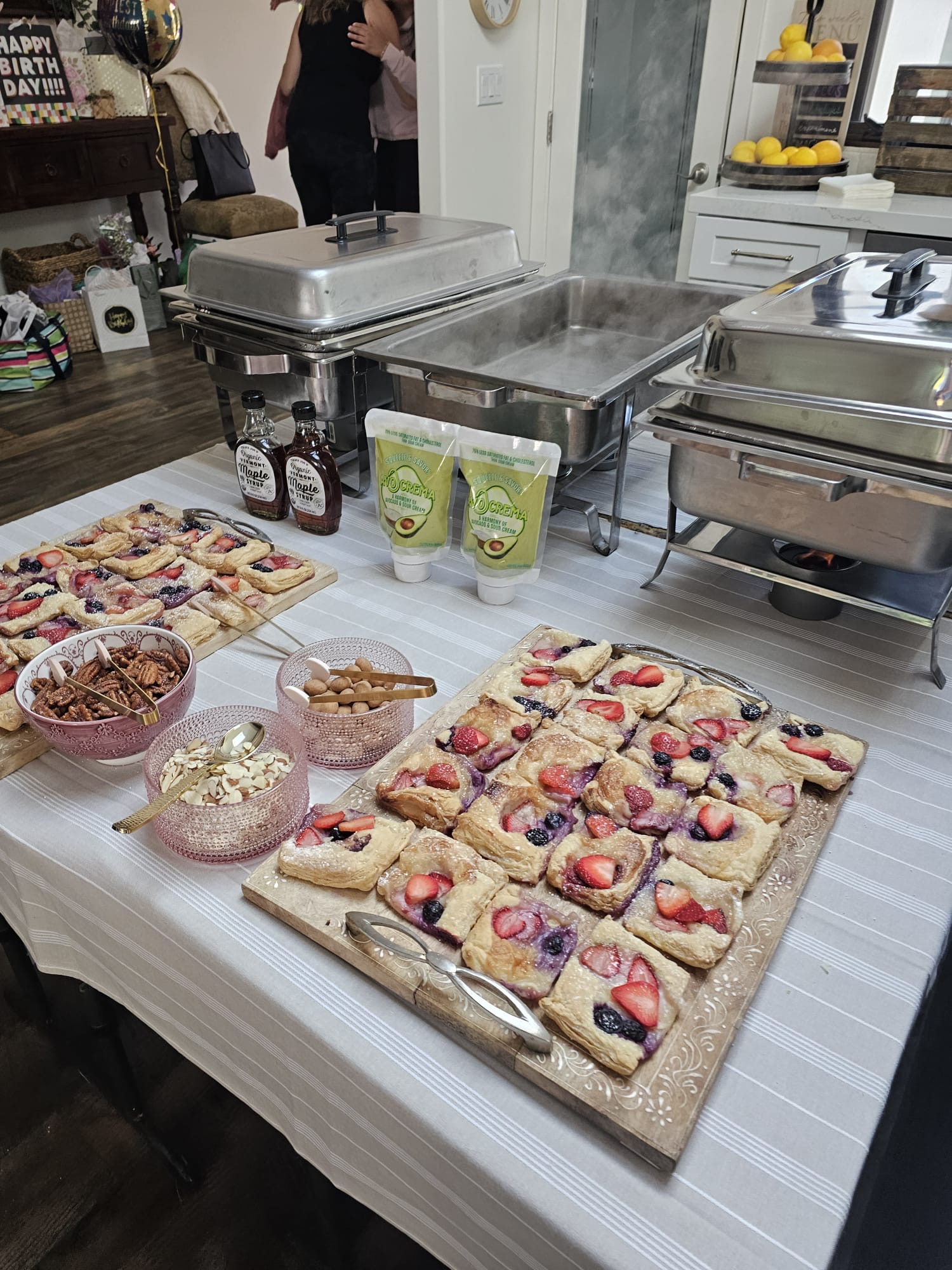 Fresh berry tarts