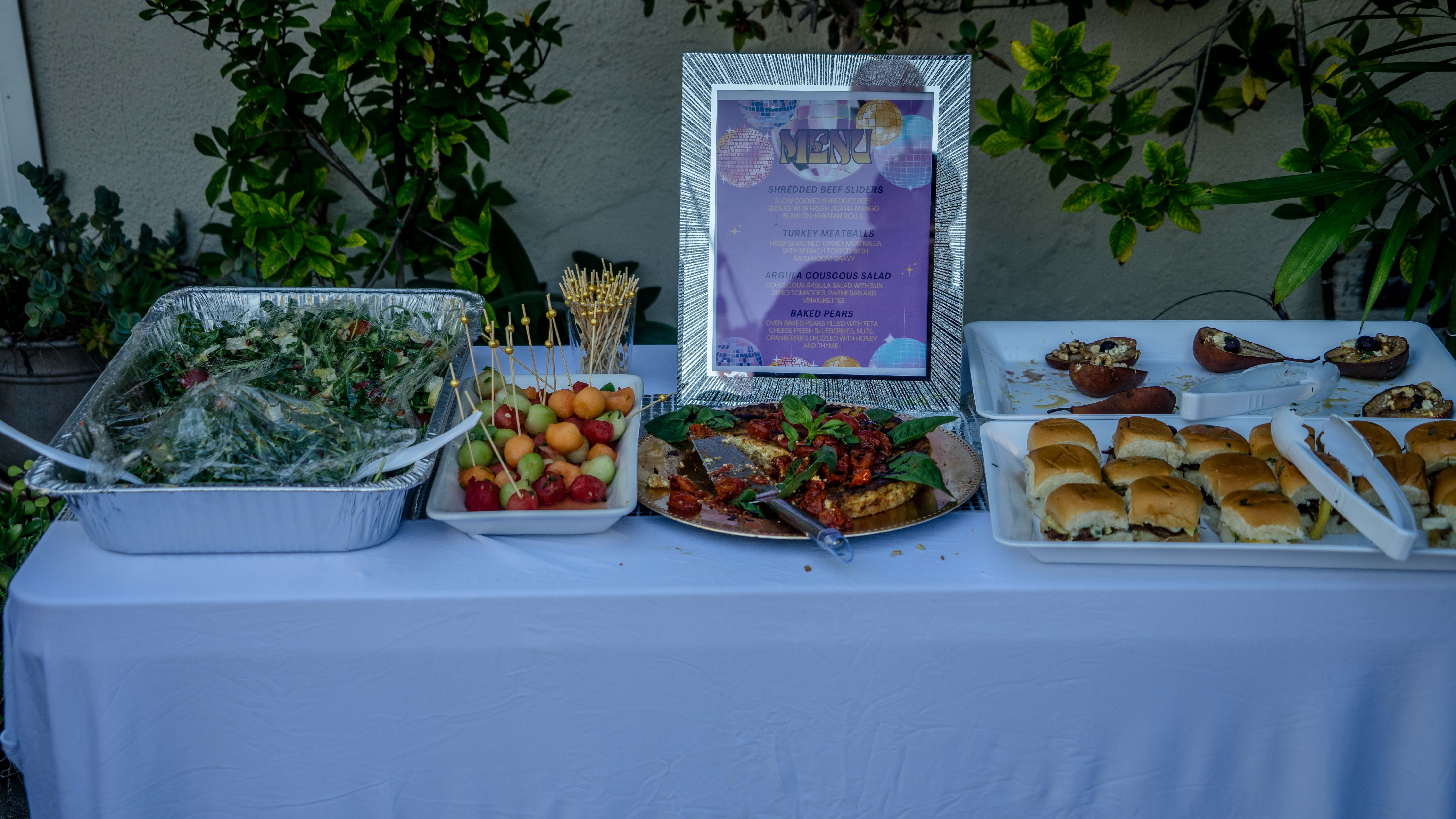 La Carreta Catering — Chef Denise's elegant catering spread